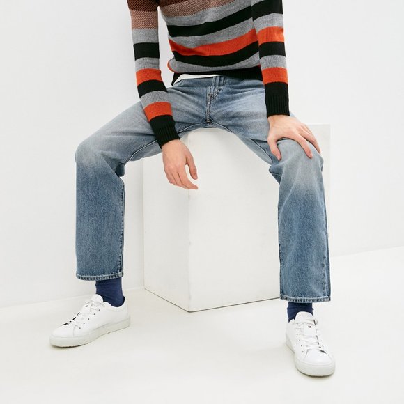 Levi's 551Z Authentic Straight Loose Leg Hemp Denim Jeans 30 32 Brand New Tags - Picture 3 of 11